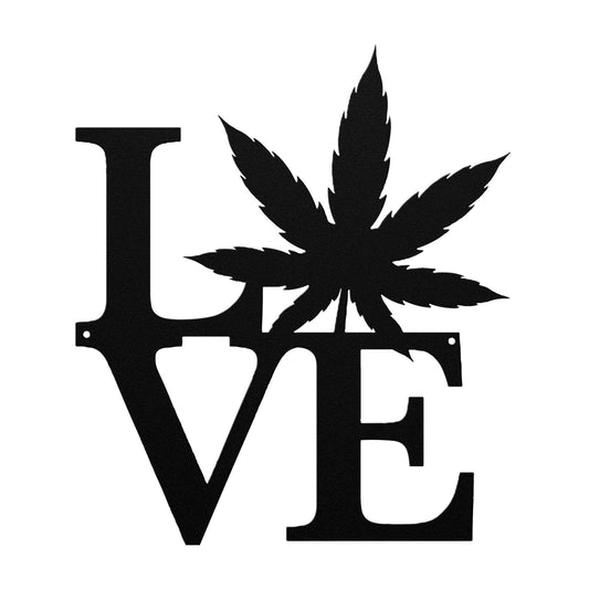 Love Cannabis Wall Art