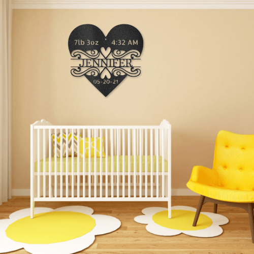 Newborn Love Wall Monogram